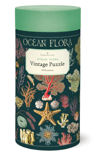 Cavallini & Co 1000 Piece Jigsaw Puzzle - Ocean Flora