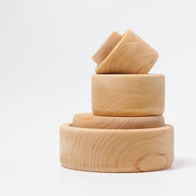 Load image into Gallery viewer, Grimm’s Stacking Bowls - natural