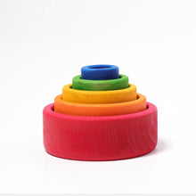 Load image into Gallery viewer, Grimm’s Stacking Bowls - rainbow