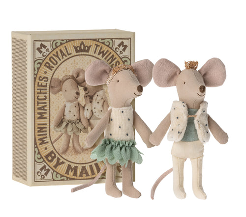 Maileg Royal Twins Mice Box