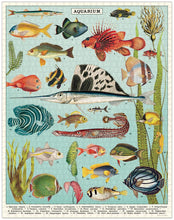 Load image into Gallery viewer, Cavallini &amp; Co. Aquarium - 1000 piece vintage jigsaw puzzle