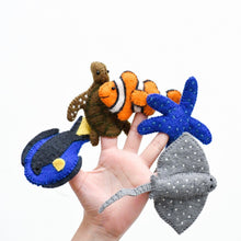 Load image into Gallery viewer, Australian Coral Reef - Under the Sea Finger Puppet set