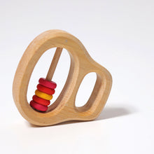 Load image into Gallery viewer, Grimm’s Klipp Klapp Red Rattle - 5 small rings