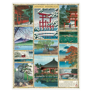 Cavallini & Co Vintage Puzzle Japanese Woodblocks 1000 Piece