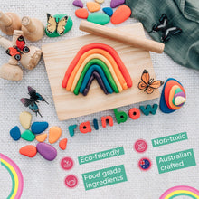 Load image into Gallery viewer, Bio Dough | Rainbow in a Bag | All Natural, Eco-Friendly, Kids Dough for Sensory Play | 9 Fun Colours and Scents