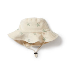 Load image into Gallery viewer, Wilson &amp; Frenchy Organic Terry Sunhat - Tiny Starfish