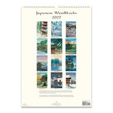 Load image into Gallery viewer, Cavallini 2027 Wall Calendar - Japanese Woodblocks