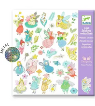 Load image into Gallery viewer, Djeco Sparkly Fairies 160 Metallic Stickers