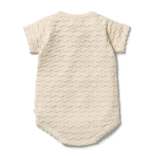Load image into Gallery viewer, Wilson &amp; Frenchy Milk Cloud Organic Knitted Chevron Bodysuit