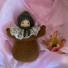 Load image into Gallery viewer, Waldorf Cashmere Pouch Doll - Moss &amp; The Gypsy