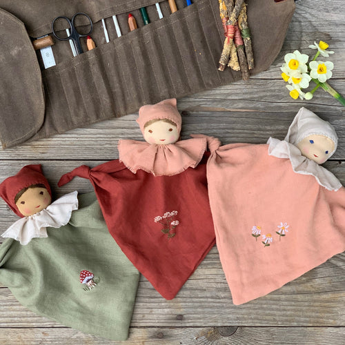 Waldorf Linen Teething Doll - assorted