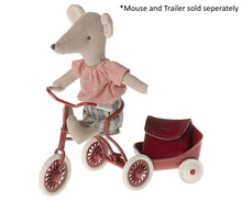 Load image into Gallery viewer, Maileg Abri a Tricycle Mouse - Red