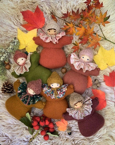 Moss & The Gypsy Cashmere Pouch Doll - Autumn inspired