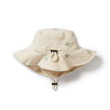 Load image into Gallery viewer, Wilson &amp; Frenchy Organic Terry Sunhat - Tiny Starfish