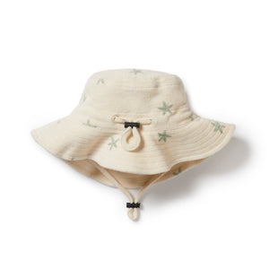 Wilson & Frenchy Organic Terry Sunhat - Tiny Starfish