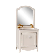 Maileg Sink Dresser Mouse Off White