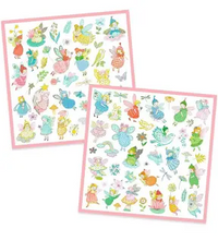 Load image into Gallery viewer, Djeco Sparkly Fairies 160 Metallic Stickers