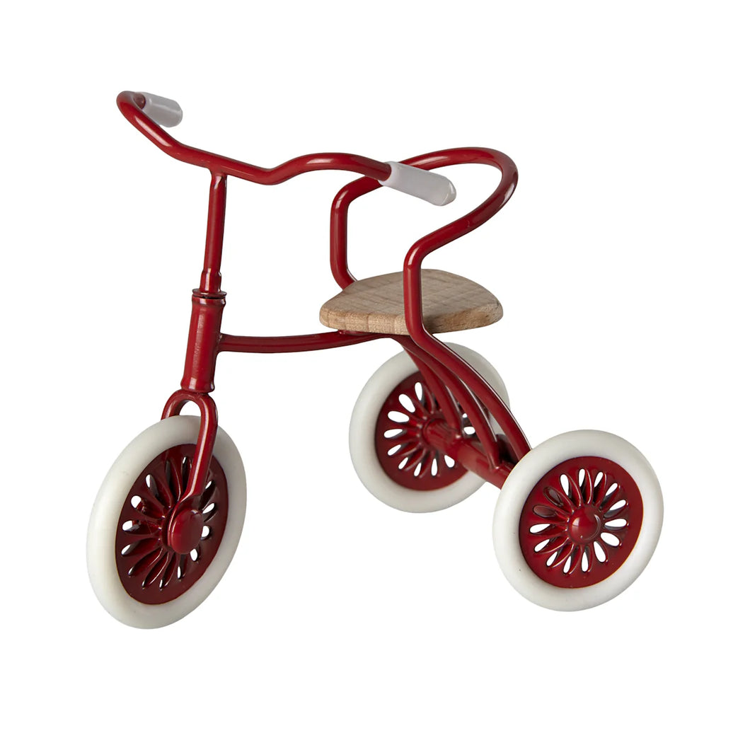 Maileg Abri a Tricycle Mouse - Red
