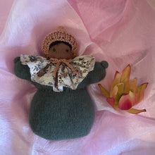 Load image into Gallery viewer, Waldorf Cashmere Pouch Doll - Moss &amp; The Gypsy