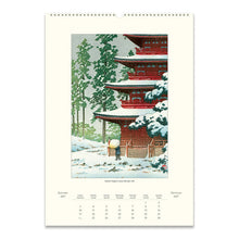 Load image into Gallery viewer, Cavallini 2027 Wall Calendar - Japanese Woodblocks