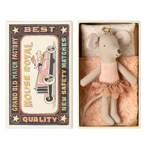 Maileg Princess Little Sister Mouse in Matchbox 2025