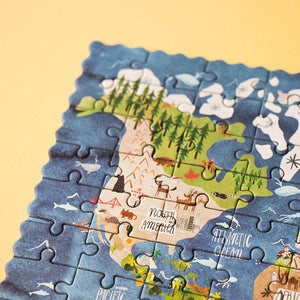 Londji Pocket Puzzle - Discover the World