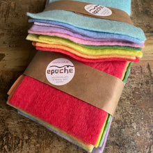 Load image into Gallery viewer, Rainbow Hand Dyed Wool Felt Bundle - bundle of 10