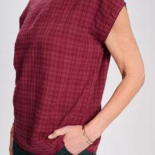 Load image into Gallery viewer, Olga de Polga Elara Two-way Tee Mulberry