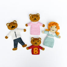 Load image into Gallery viewer, Finger Puppet Set - Goldilocks and the Three Bears