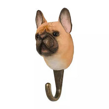 Load image into Gallery viewer, Hand Carved French Bulldog Hook