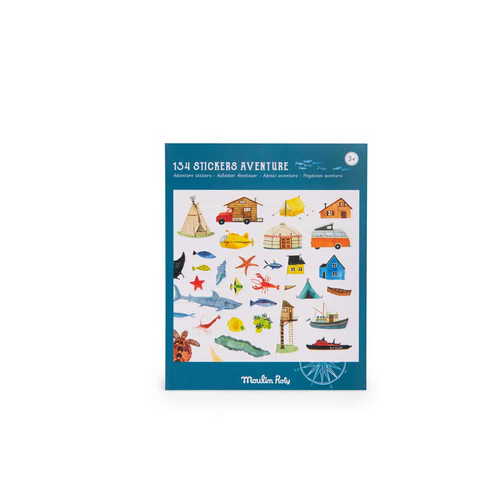 Le Jardin pack of 154 ‘Adventure’ stickers