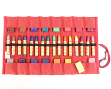 Load image into Gallery viewer, Sedulus crayon case for 16 stick and block crayons, unfilled green