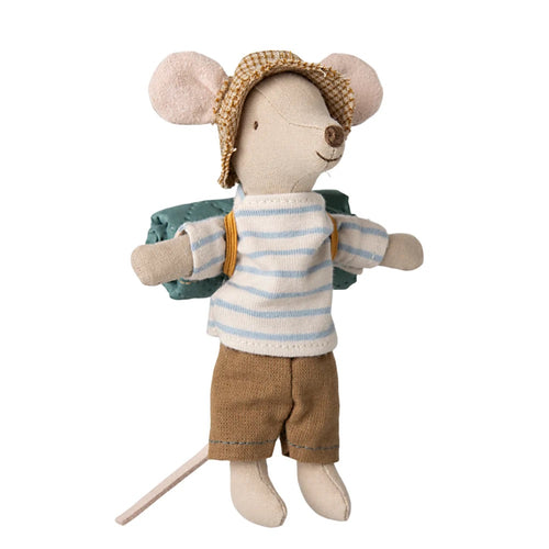 Maileg Hiker Mouse Big Brother - Stripes