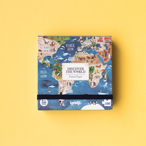 Londji Pocket Puzzle - Discover the World
