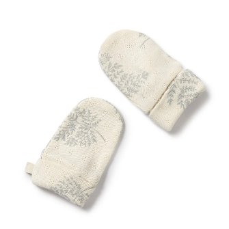Wilson & Frenchy Forever Ferns Organic Pointelle Mittens