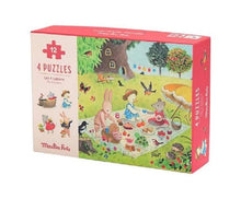Load image into Gallery viewer, La Grande Famille 4 Seasons Mini Puzzles (12 Pieces)
