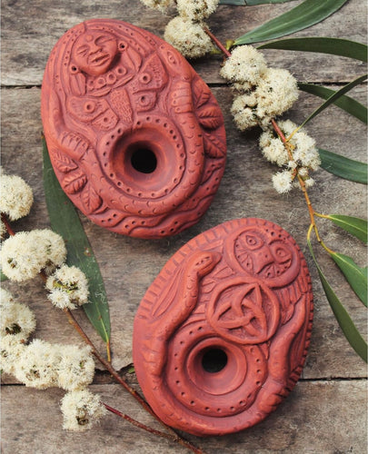 Lucy Pierce Wayshower Terraphim - red iron wash