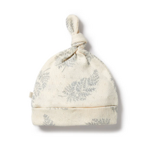 Load image into Gallery viewer, Wilson &amp; Frenchy Forever Ferns Organic Pointelle Knot Hat