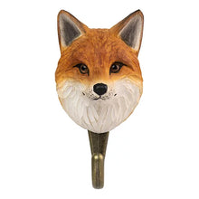 Load image into Gallery viewer, Hand Carved Red Fox Hook