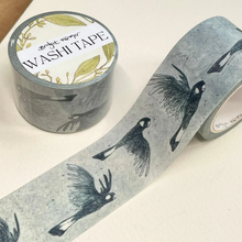 Load image into Gallery viewer, Black Cockatoos Washi (30mm)