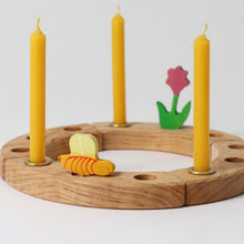 Load image into Gallery viewer, Grimm’s Beeswax Candle for Birthday or Christmas Tree