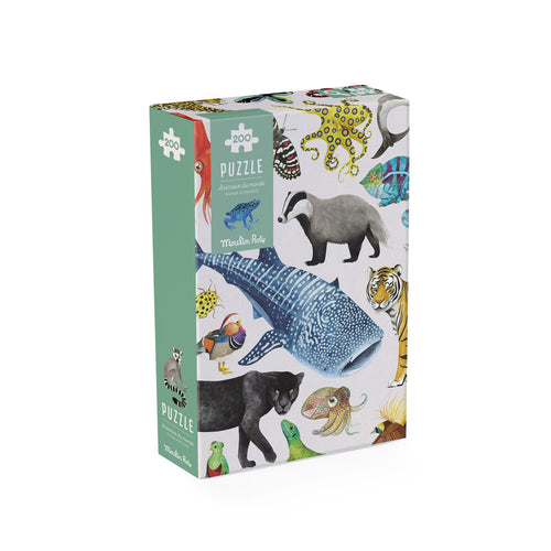 Tout Autour du Monde ‘Animals of the world’ jigsaw puzzle