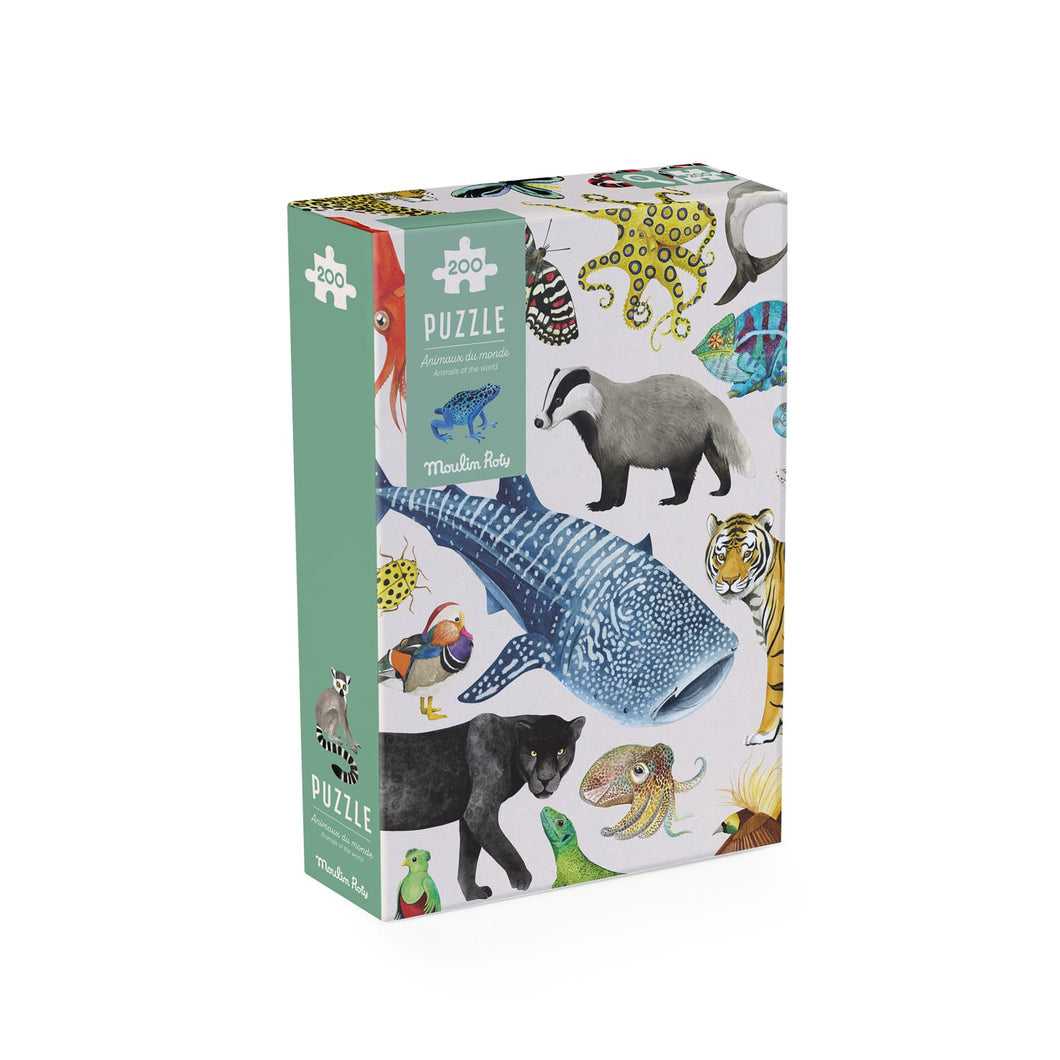Tout Autour du Monde ‘Animals of the world’ jigsaw puzzle