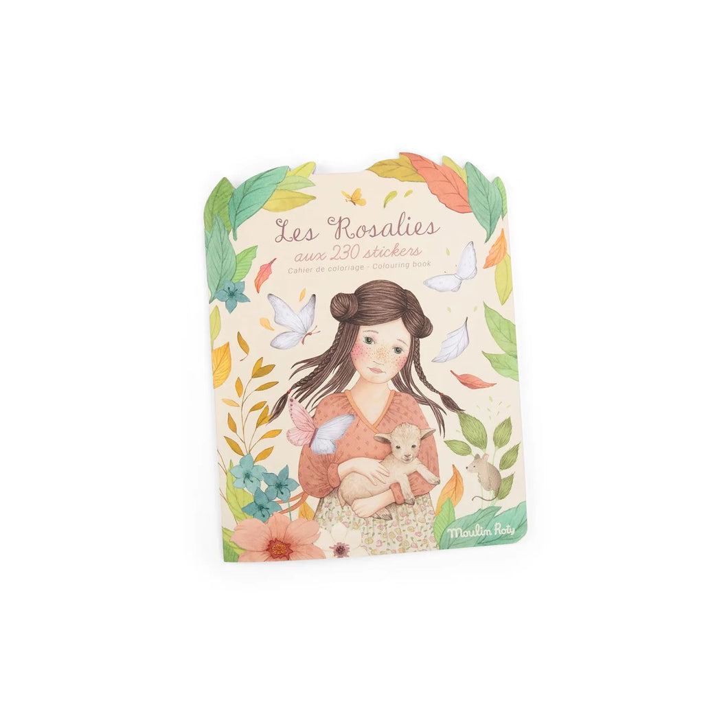Les Rosalies Colouring and Sticker Book (230 Stickers)