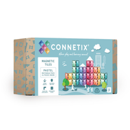 Connetix Magnetic Tiles Pastel Rectangle Pack 24pc