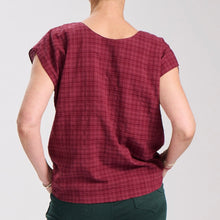 Load image into Gallery viewer, Olga de Polga Elara Two-way Tee Mulberry