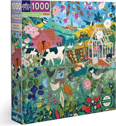 English Hedgerow 1000 Piece Puzzle