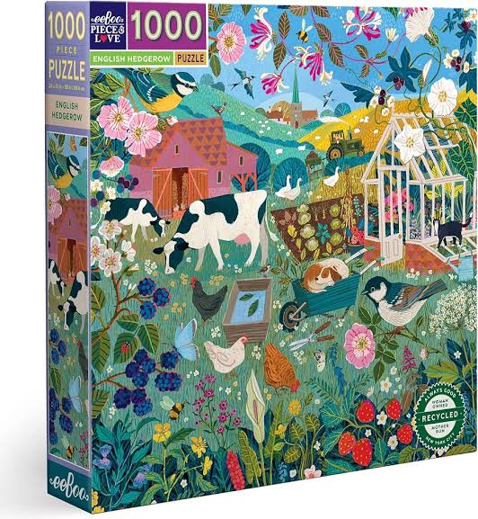 English Hedgerow 1000 Piece Puzzle