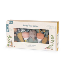 Load image into Gallery viewer, Trois Petits Lapins musical mobile