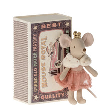 Load image into Gallery viewer, Maileg Princess Mouse in Matchbox